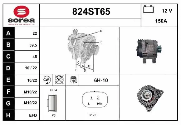 Alternator (824ST65)