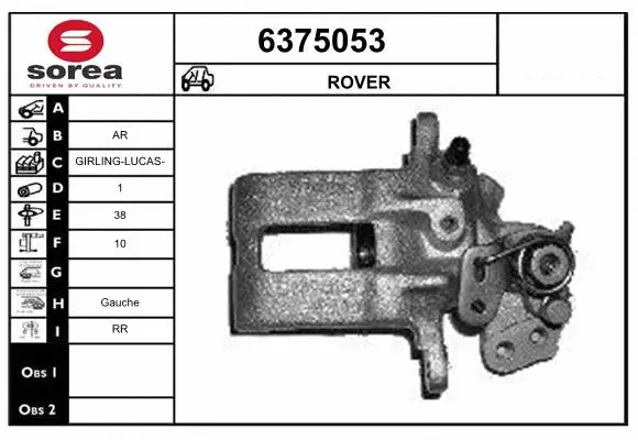 Brake Caliper (6375053)