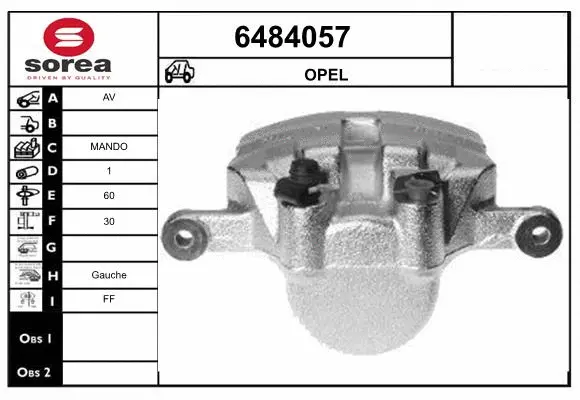 Brake Caliper (6484057)