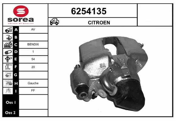 Brake Caliper (6254135)