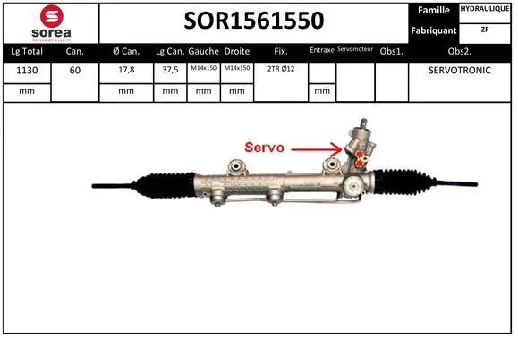 Steering Gear (SOR1561550)