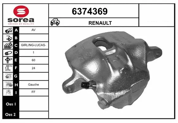 Brake Caliper (6374369)