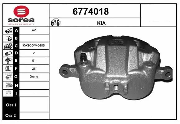 Brake Caliper (6774018)