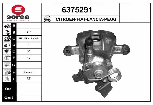 Brake Caliper (6375291)