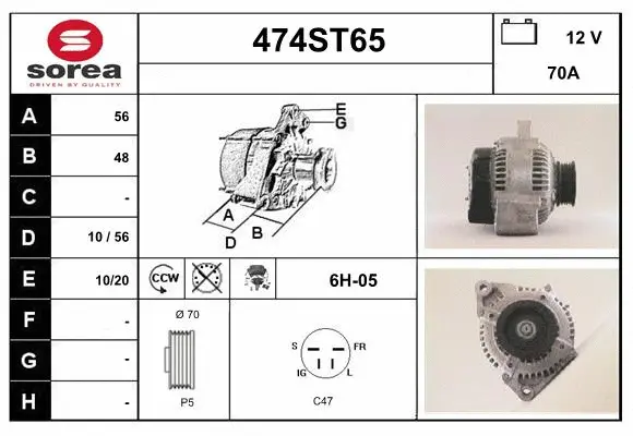 Alternator (474ST65)