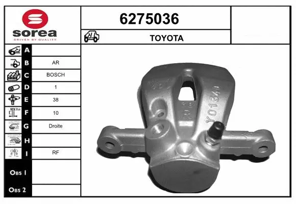 Brake Caliper (6275036)