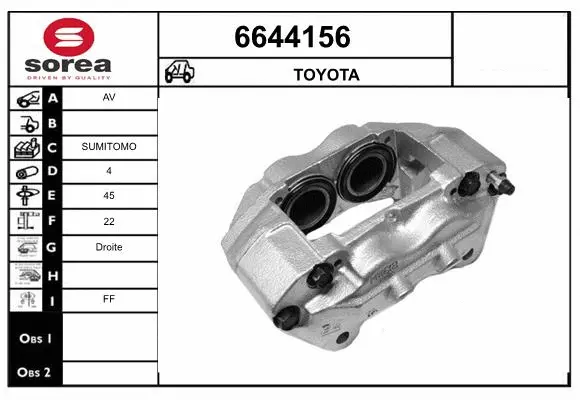 Brake Caliper (6644156)