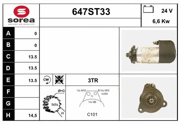 Starter (647ST33)