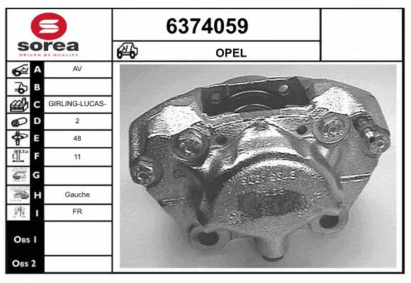 Brake Caliper (6374059)