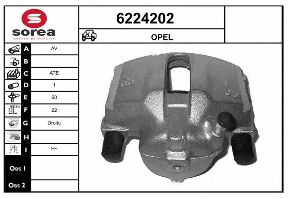 Brake Caliper (6224202)