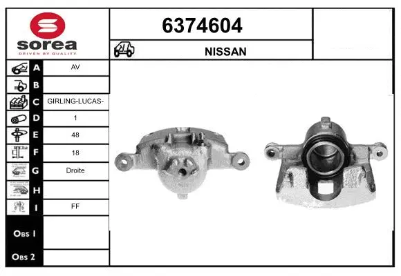 Brake Caliper (6374604)