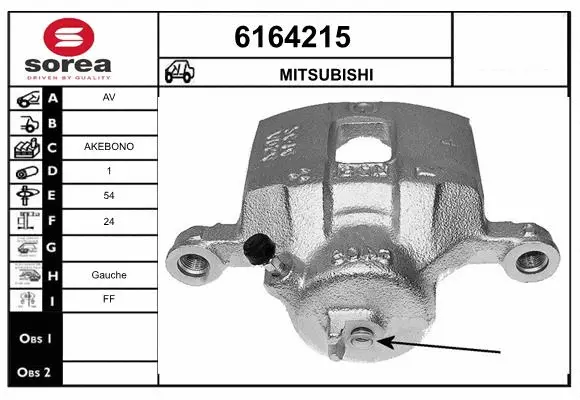 Brake Caliper (6164215)