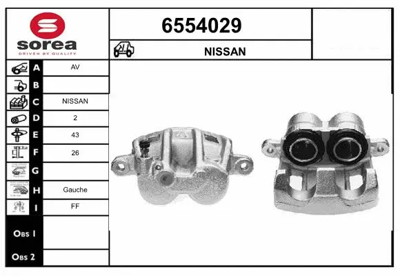 Brake Caliper (6554029)