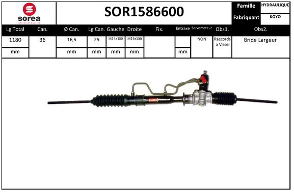 Steering Gear (SOR1586600)