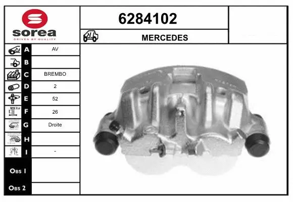 Brake Caliper (6284102)