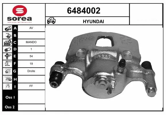 Brake Caliper (6484002)