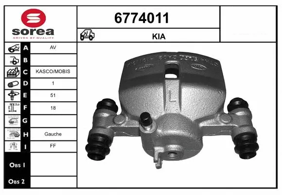Brake Caliper (6774011)