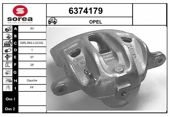 Brake Caliper (6374179)