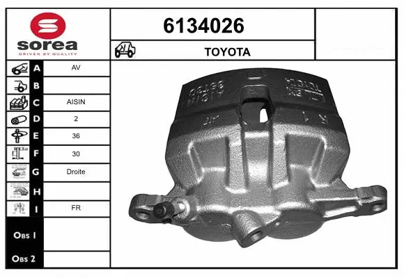 Brake Caliper (6134026)