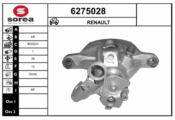 Brake Caliper (6275028)