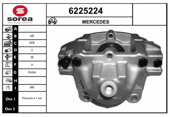 Brake Caliper (6225224)