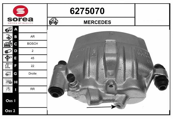 Brake Caliper (6275070)