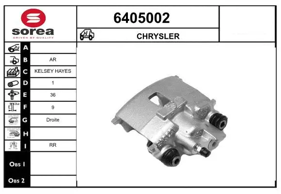 Brake Caliper (6405002)