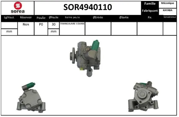 Hydraulic Pump, steering (SOR4940110)
