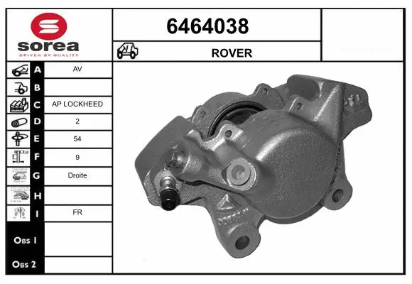 Brake Caliper (6464038)