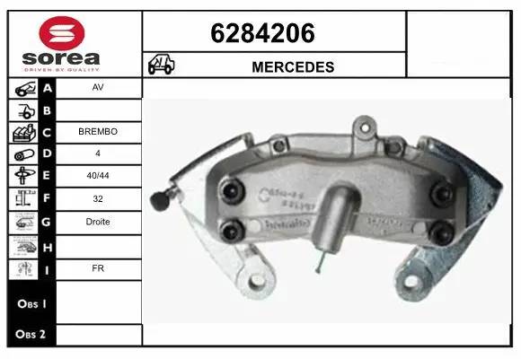 Brake Caliper (6284206)