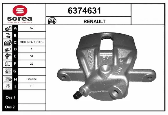 Brake Caliper (6374631)