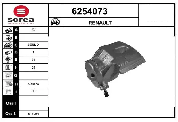 Brake Caliper (6254073)