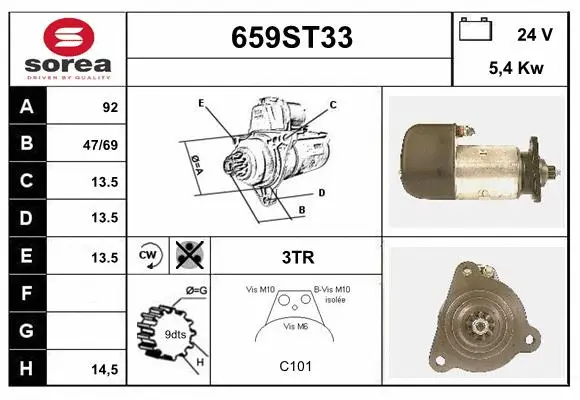 Starter (659ST33)