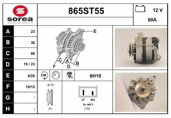 Alternator (865ST55)