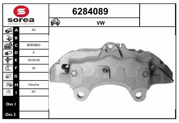 Brake Caliper (6284089)
