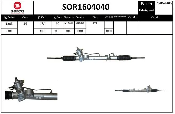 Steering Gear (SOR1604040)