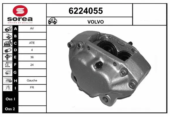 Brake Caliper (6224055)