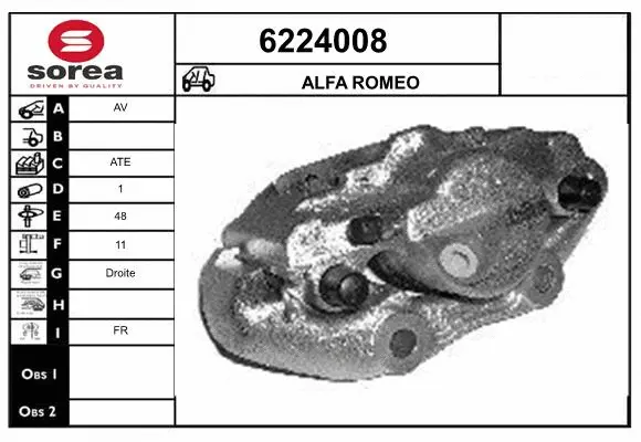 Brake Caliper (6224008)
