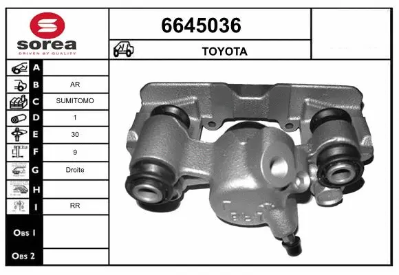 Brake Caliper (6645036)