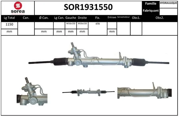 Steering Gear (SOR1931550)