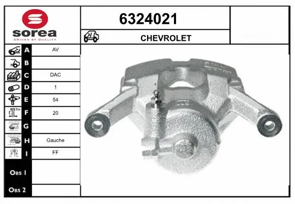 Brake Caliper (6324021)