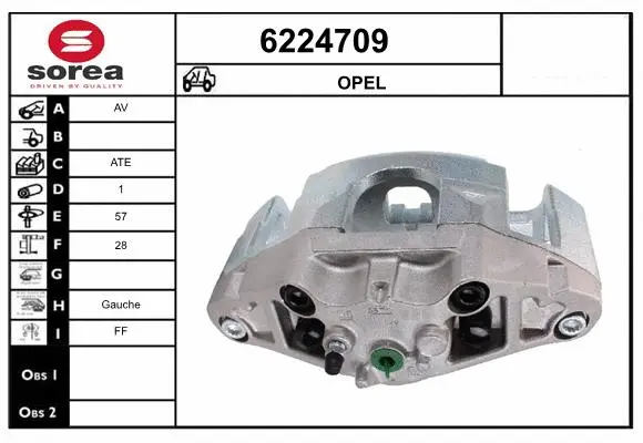 Brake Caliper (6224709)