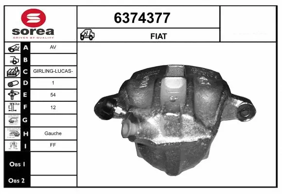 Brake Caliper (6374377)
