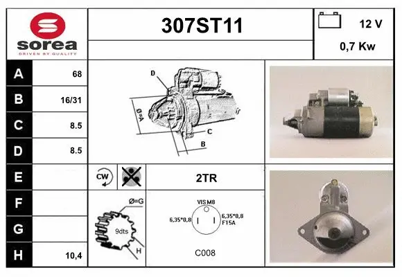 Starter (307ST11)