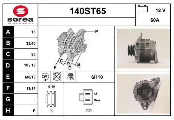 Alternator (140ST65)