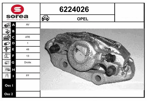 Brake Caliper (6224026)