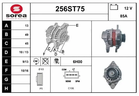 Alternator (256ST75)