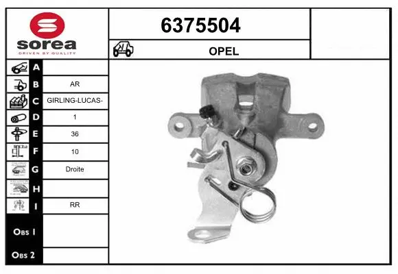 Brake Caliper (6375504)