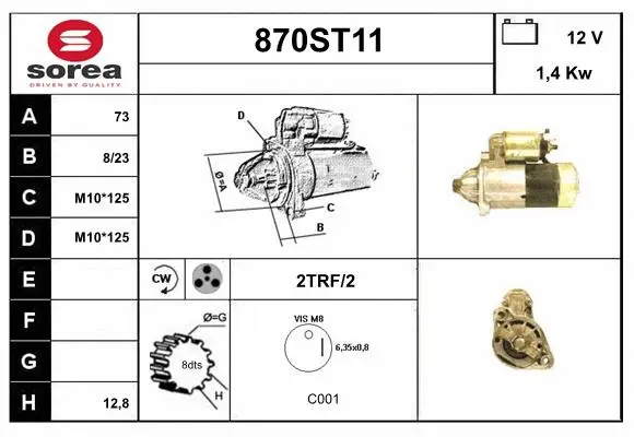 Starter (870ST11)