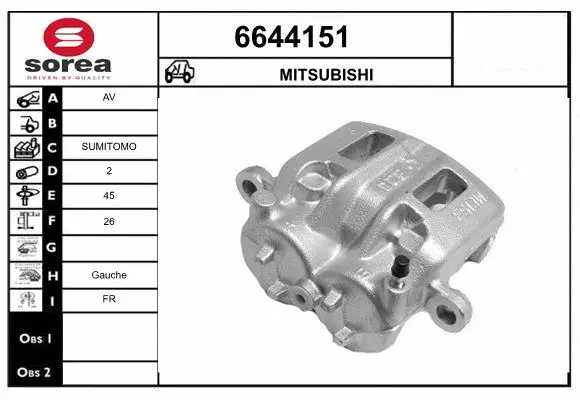 Brake Caliper (6644151)